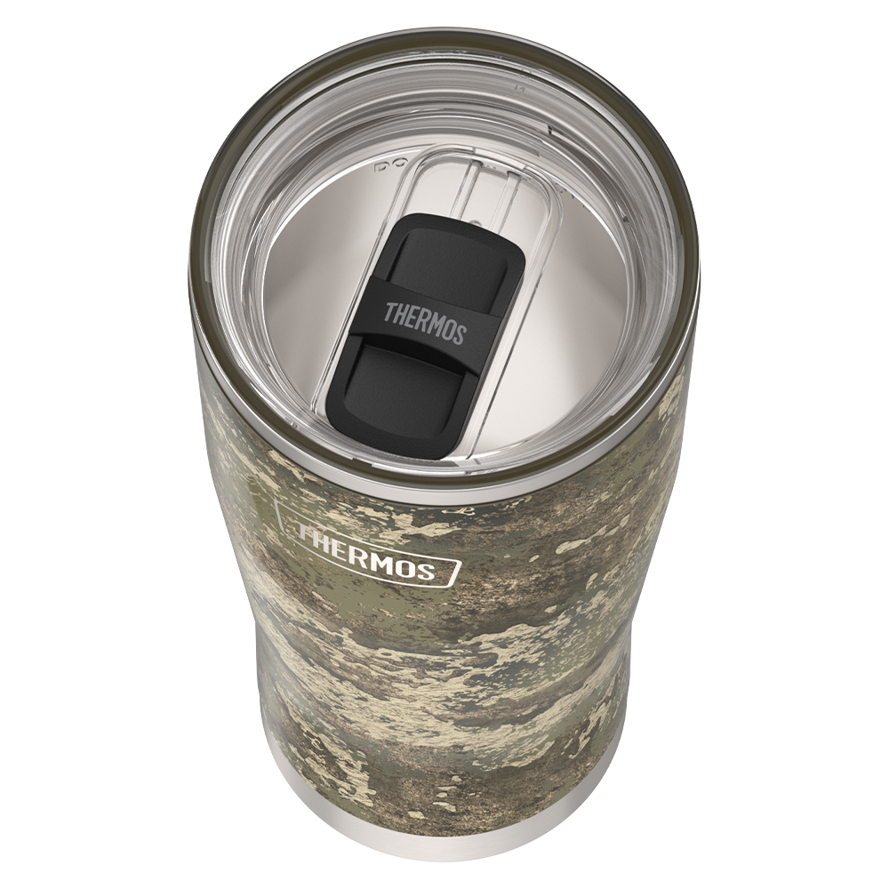 24oz Icon™ Tumbler with Slide Lock Lid — TrueTimber™ Strata Camo - Image 6