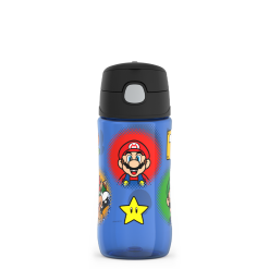 16oz Thermos® Kids Water Bottle With Spout Lid Mario Kart™