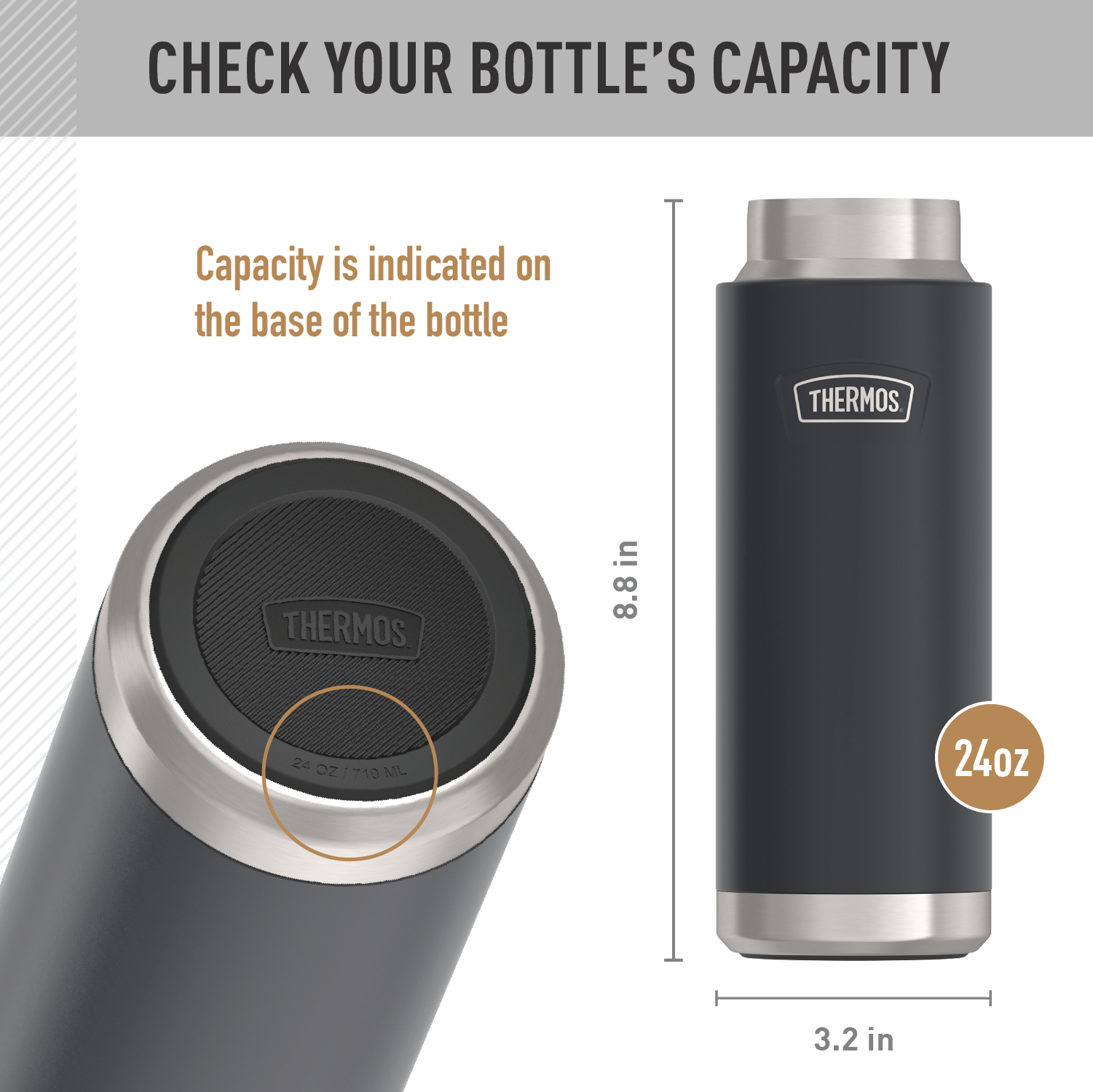 24oz ICON™ WATER BOTTLE - REPLACEMENT SPOUT LID - Image 5