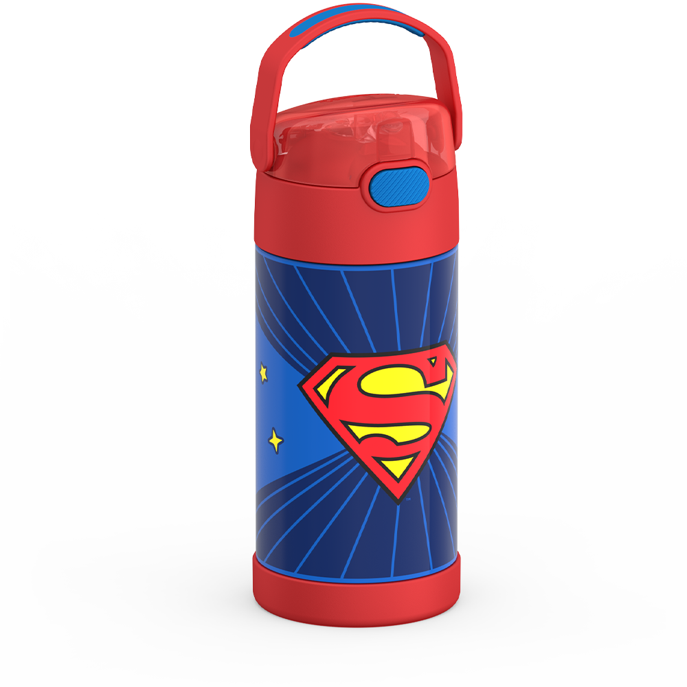 12oz FUNtainer® Water Bottle Superman - Image 4