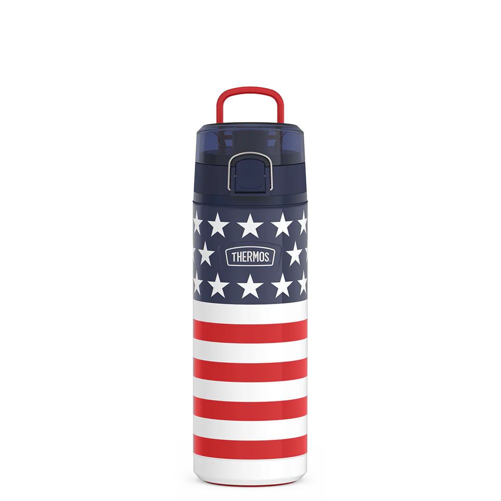 24oz ICON™ WATER BOTTLE WITH SPOUT - AMERICAN FLAG