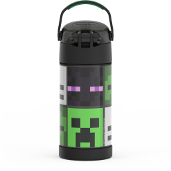 Alternative view of 12oz FUNtainer® Water Bottle Minecraft