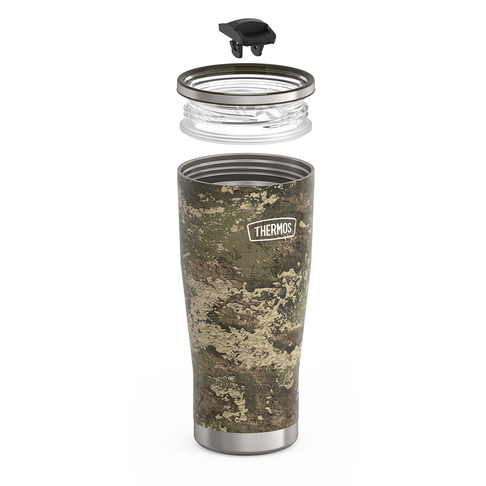 24oz Icon™ Tumbler with Slide Lock Lid — TrueTimber™ Strata Camo - Image 7